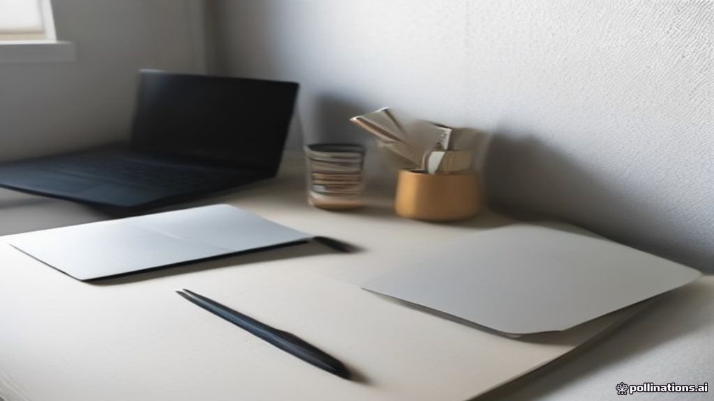 Online tutoring workspace setup with laptop, headset, and notes on a desk