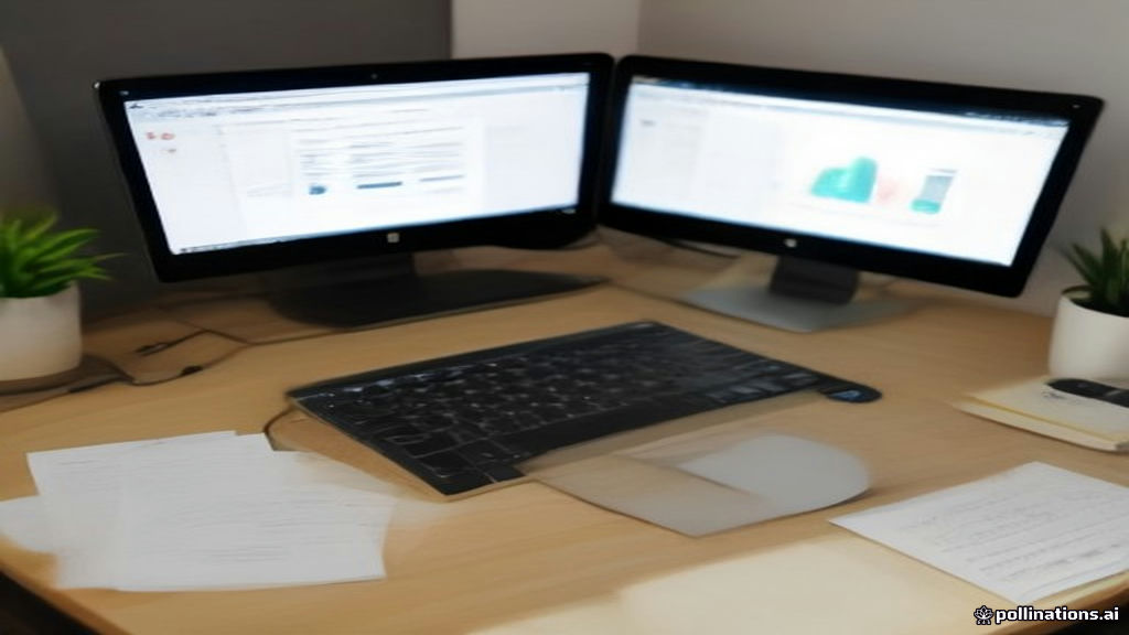 A digital workspace displaying email newsletter statistics and plan pricing options on a laptop screen.