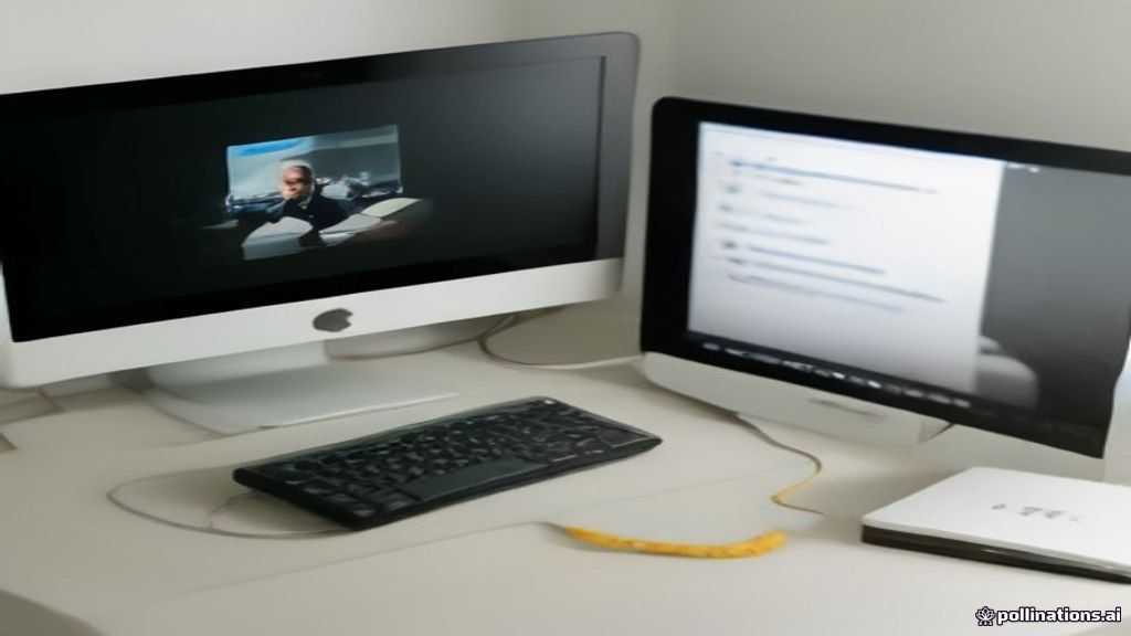 A modern home tutoring setup with a open laptop, headset, and notebook on a wooden desk.