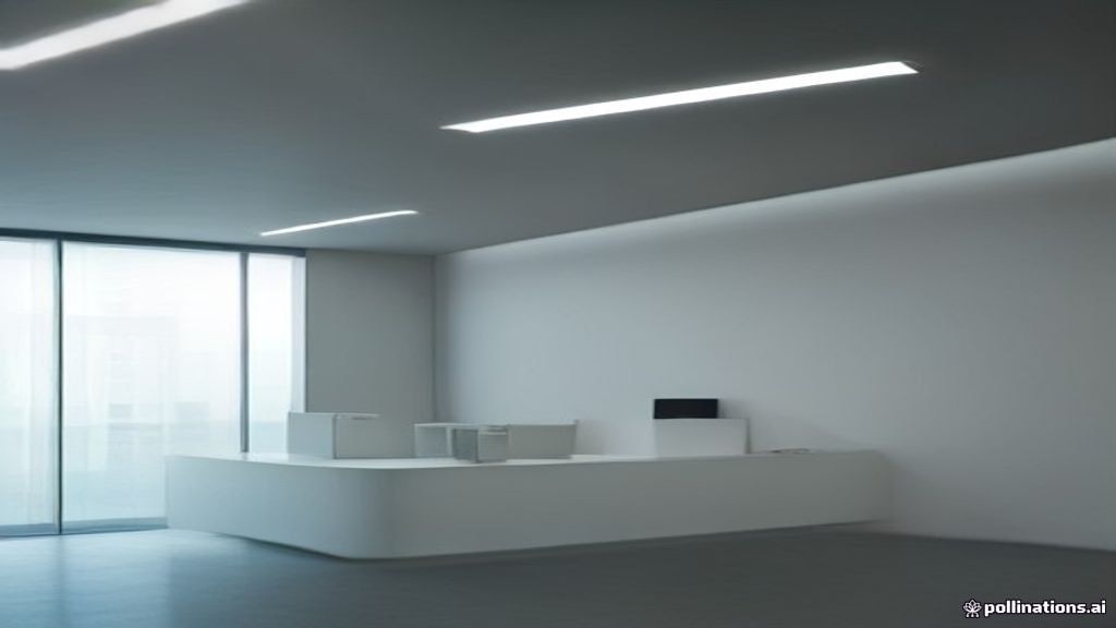 A clean medical center check-in desk where plasma donors confirm eligibility and process payout card reloads.