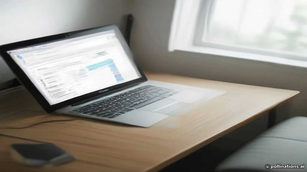 A modern workspace with a smartphone and computer used for remote research and usability studies.