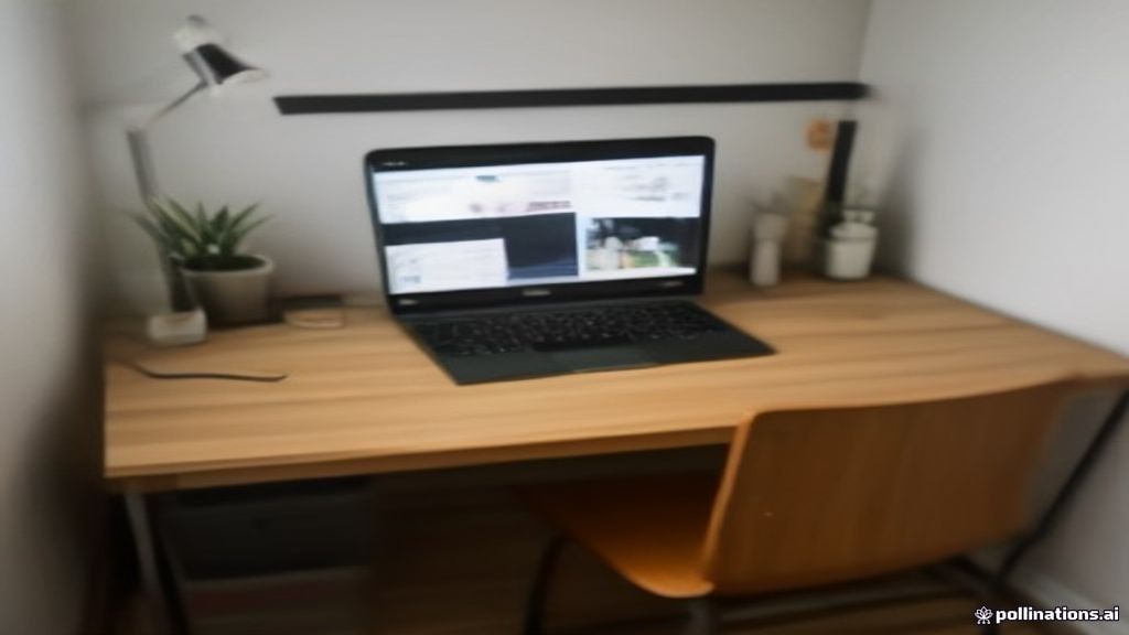 A modern freelance desk setup displaying ebook formatting software and manuscript layout draft on a clean screen.