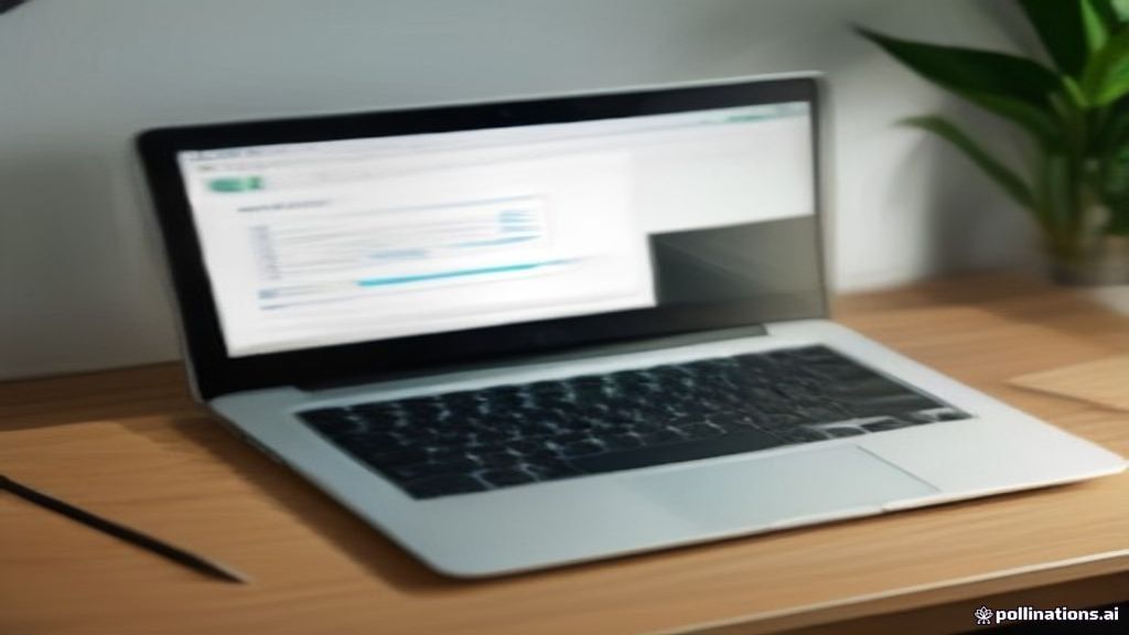Freelancer working on a modern desk with a laptop showing project timeline schedules.