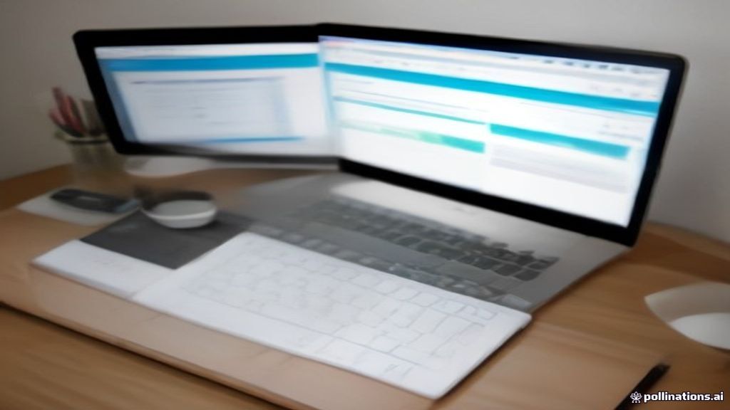 Minimalist creator workspace with laptop displaying digital product sales calculations and financial data.