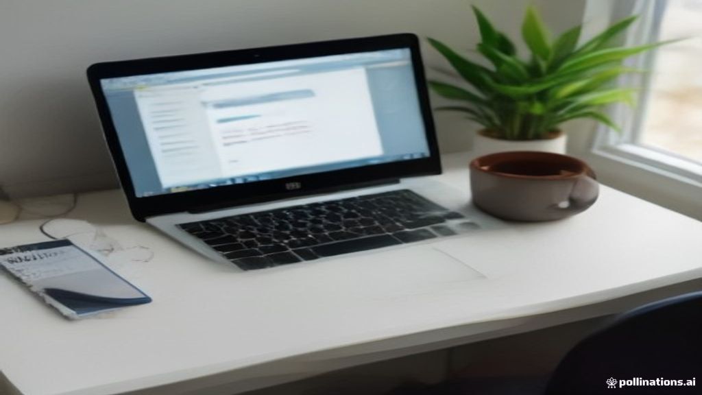 A modern workspace set up for digital creators monitoring online store earnings and payout schedules.