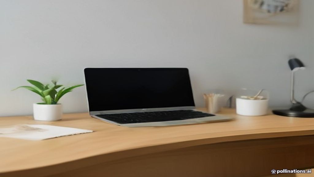 Smartphone on a clean wooden desk showing a reward feature on a digital background.