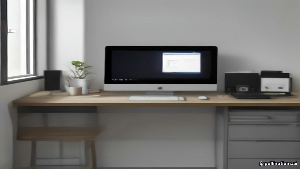 A seller desk with a laptop and digital drawing tablet used for designing print on demand merchandise.