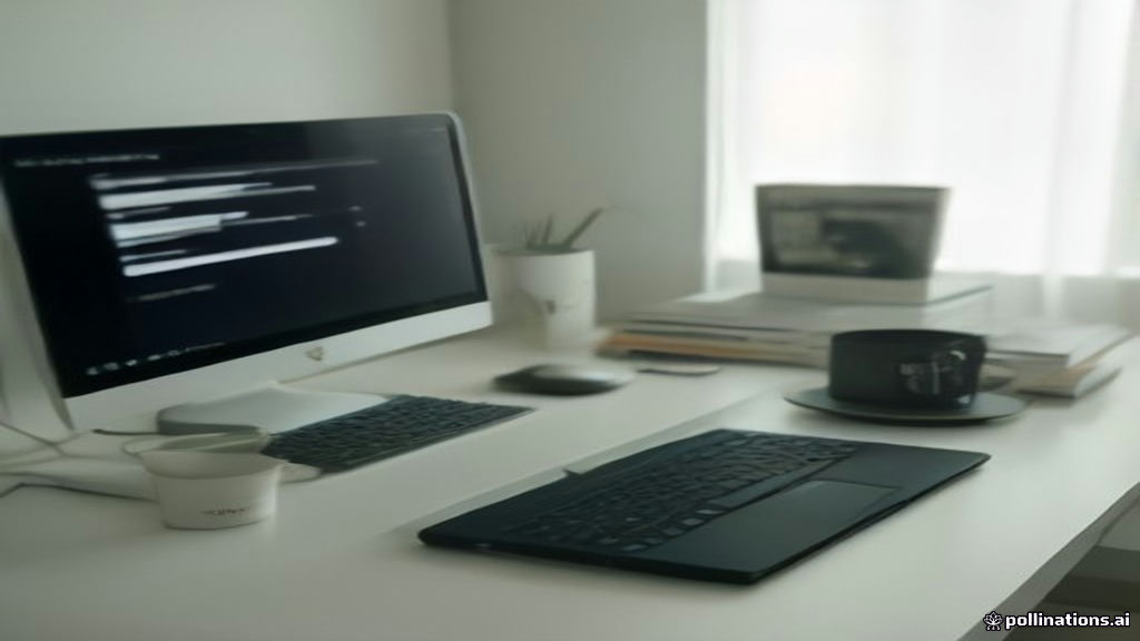 Smartphone and laptop resting on a desk used for managing app tasks and tracking online earnings.