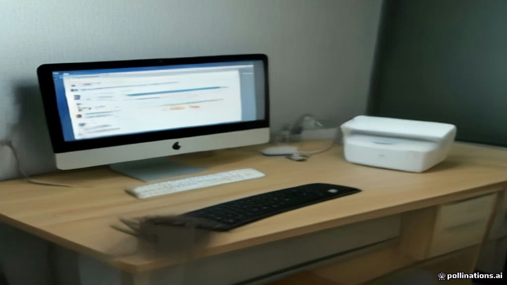 A modern laptop setup with a USB microphone arranged for user research and website testing work.