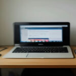 A professional remote work environment prepared for an online technical evaluation and domain assessment.