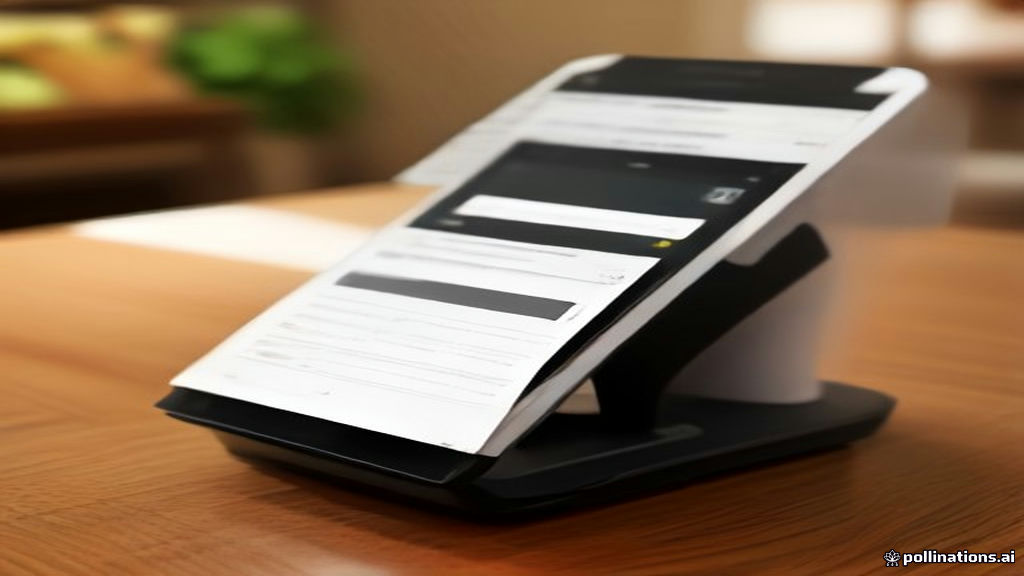 Smartphone resting on a table next to grocery receipts and fresh items for cash back scanning.
