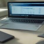 A digital wallet dashboard on a computer screen setup for withdrawing online platform earnings.