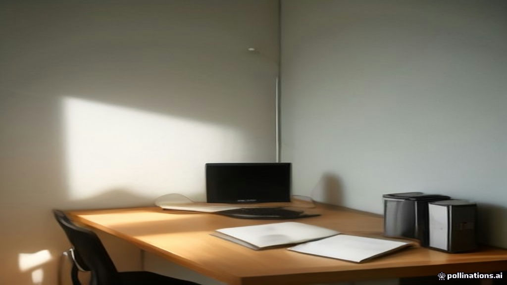Freelance transcription setup showing headphones, a notebook, and a laptop displaying text audio editing software.