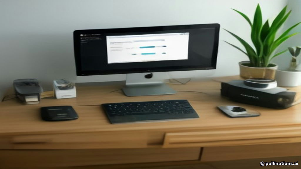 Minimalist creator workstation with laptop and headphones for managing membership tiers and content.