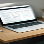 Modern home office desk setup for remote independent contractors evaluating remote work opportunities.