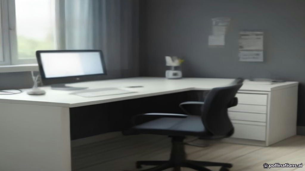 Home office workspace with dual monitors, USB headset, and wired network setup for customer service work.