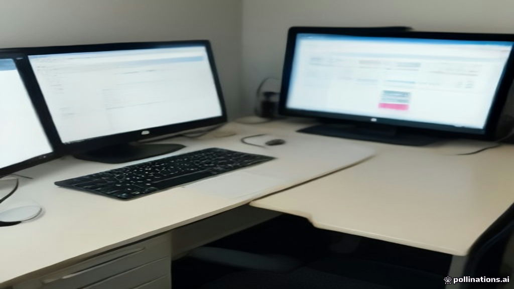 A modern laptop setup on a desk prepared for an online language teaching session.