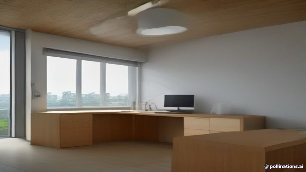 Medical research desk with clinical trial documents and clean diagnostic equipment.