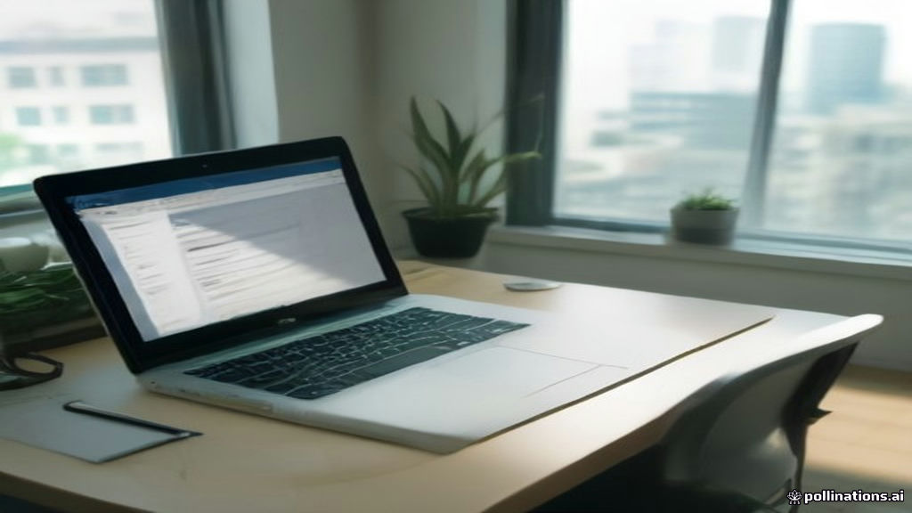 Minimalist remote work setup with a laptop and notebook for evaluating AI models as a Mercor generalist.