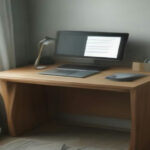 A modern minimalist work setup representing remote AI contract work and developer roles on digital platforms.