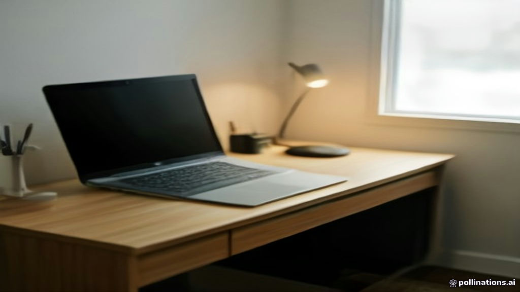 Laptop and smartphone on a desk representing device panel software monitoring.