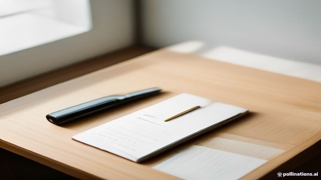 Smartphone on a clean desk beside a notepad, representing mobile retail auditing work tools.