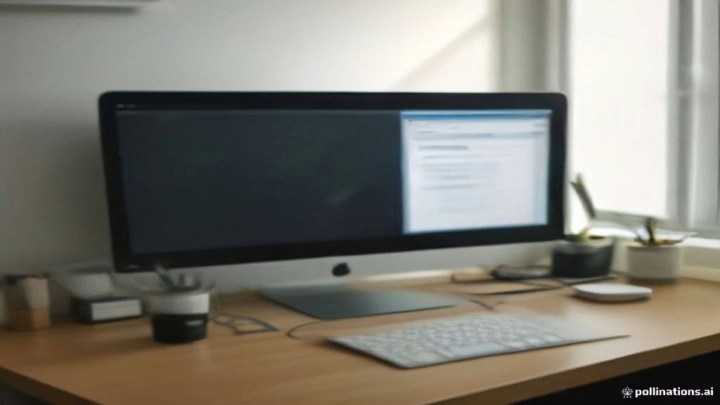 A remote worker setup showing a laptop and workstation used for flexible digital tasks and project management.