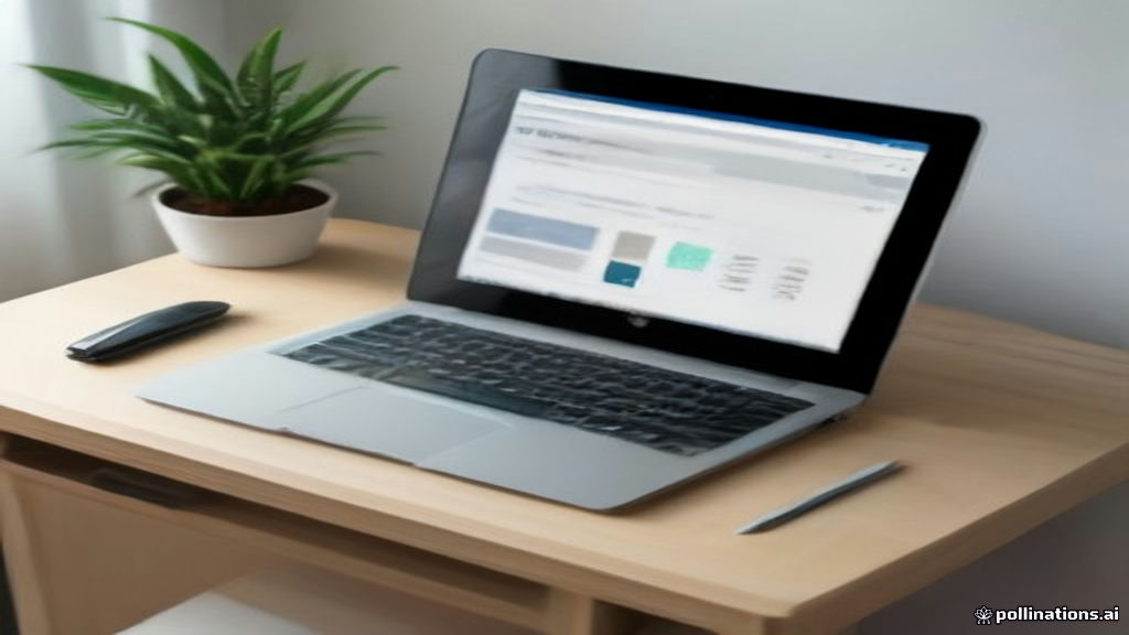 A creator workspace setup with a laptop and digital editing accessories for managing content subscriptions.