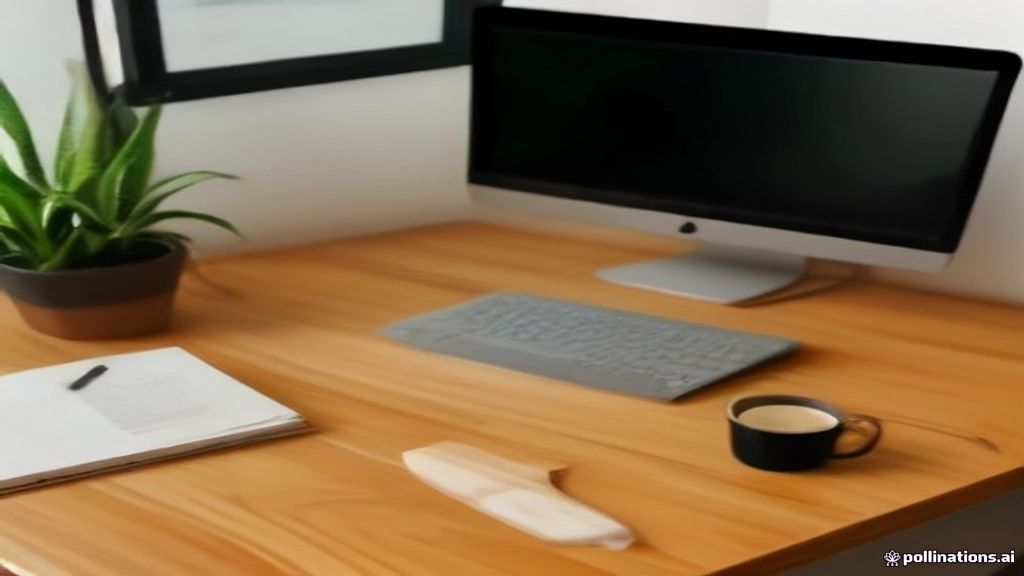 A modern home office setup with a laptop displaying membership analytics and financial planning documents.