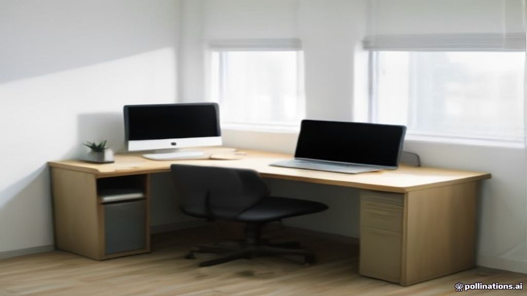 Laptop displaying network analytics on a clean wooden desk representing passive bandwidth monetization