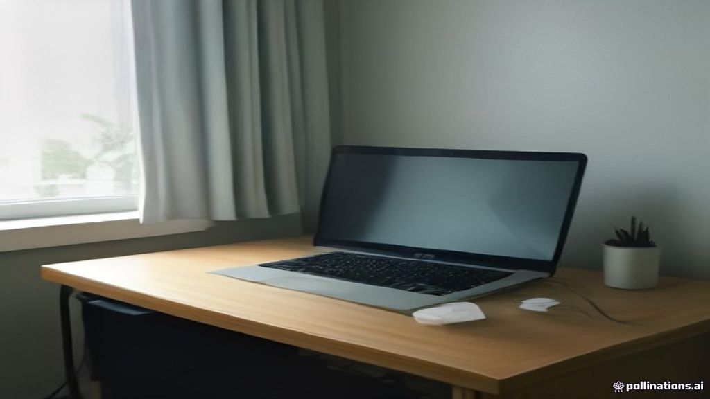 A modern workspace with a laptop and smartphone connected to a residential network setup.