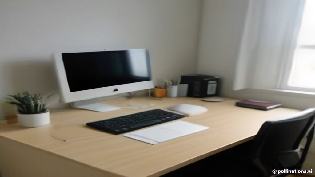 A modern desk setup with a laptop displaying educational reference material for online academic assistance.