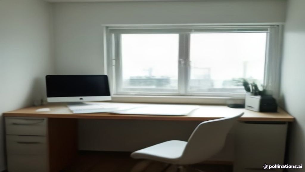 Minimalist workspace with a laptop and notebook set up for managing online community platform fees and creator revenue.