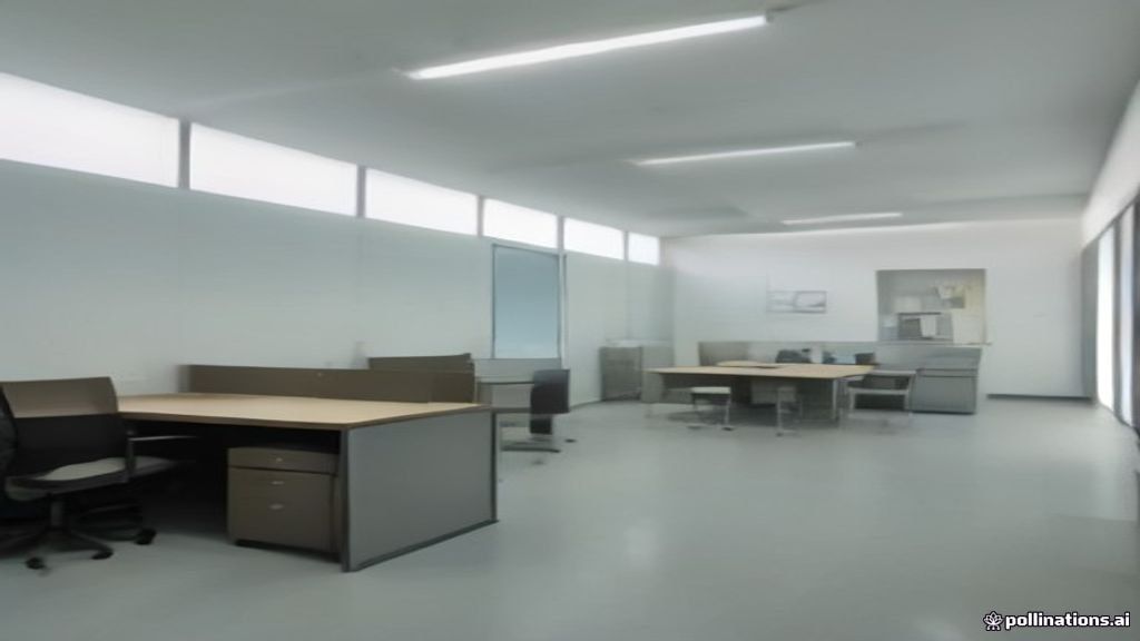 A modern clinical research center desk with participant study forms and clipboard.