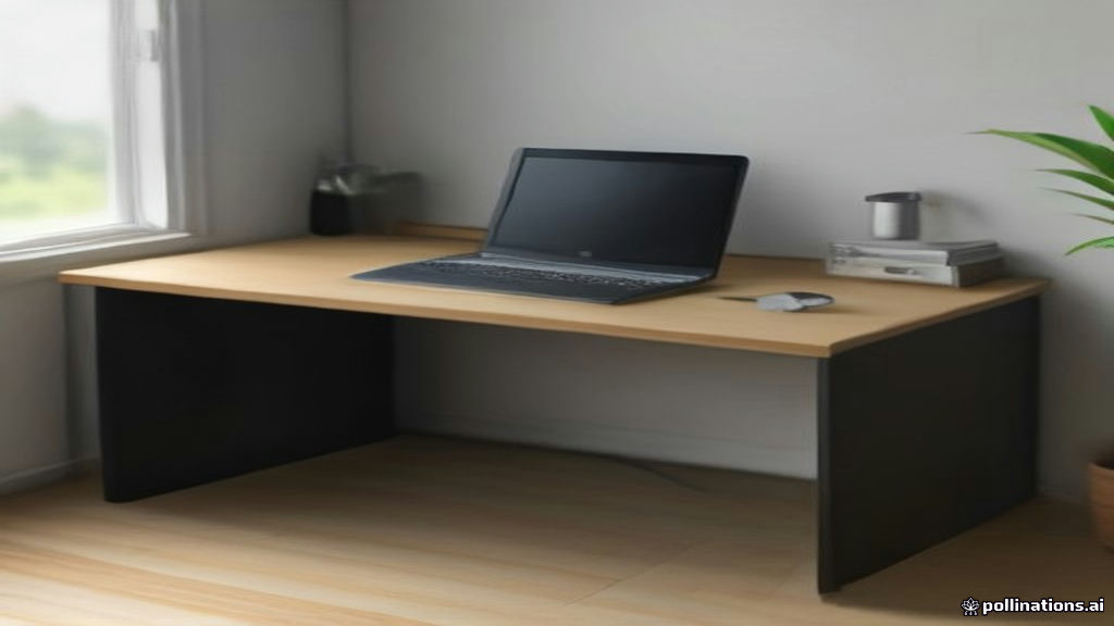 A clean work-from-home transcription setup with a noise-canceling headset, keyboard, and computer screen.