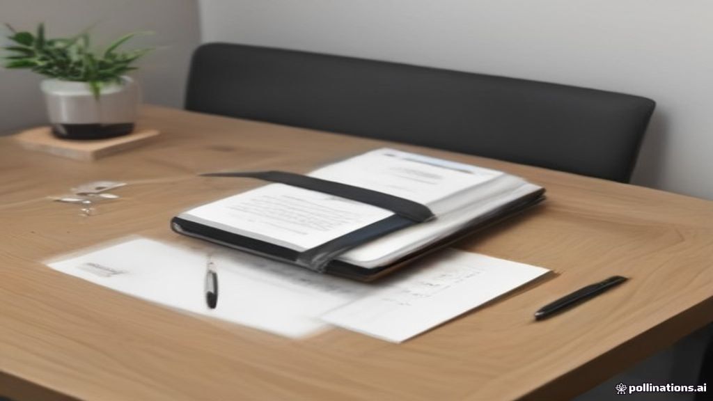 A smartphone and clipboard on a desk representing mystery shopping task preparation and retail audit reporting.