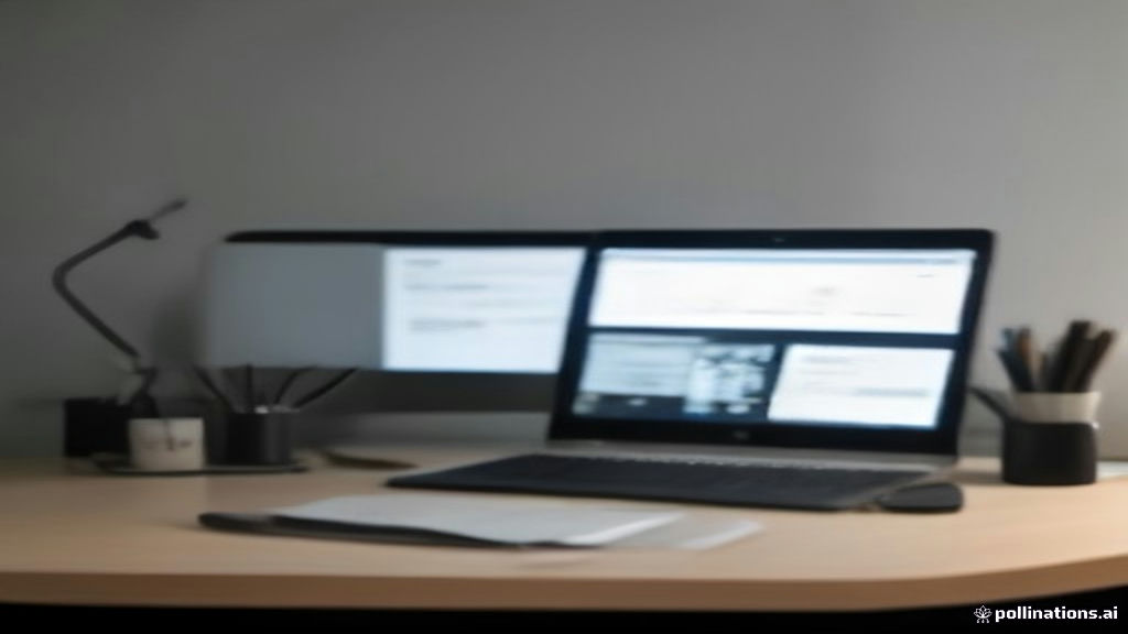 A desktop setup with microphone and headphones prepared for website usability testing and remote research studies.