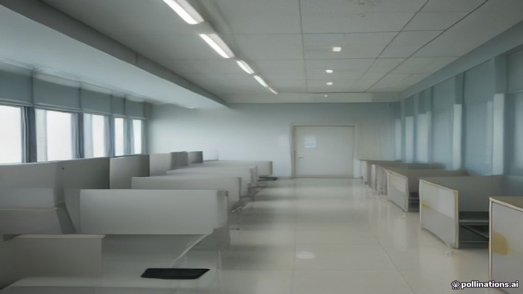 Clinical research documents and digital tablet on a clean desk inside a medical study center